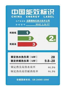 WHE壁挂炉能效标识